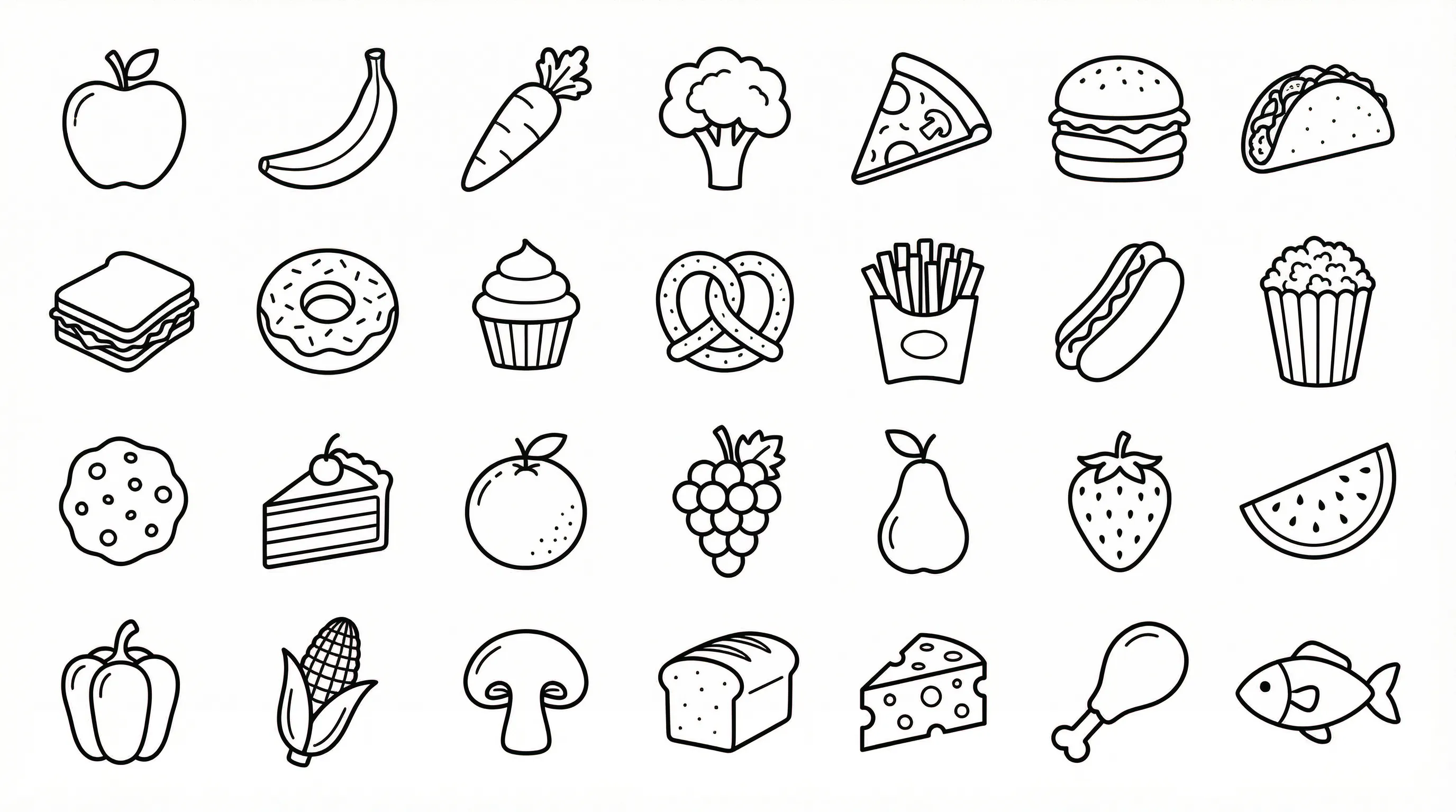 a set of food icons.webp